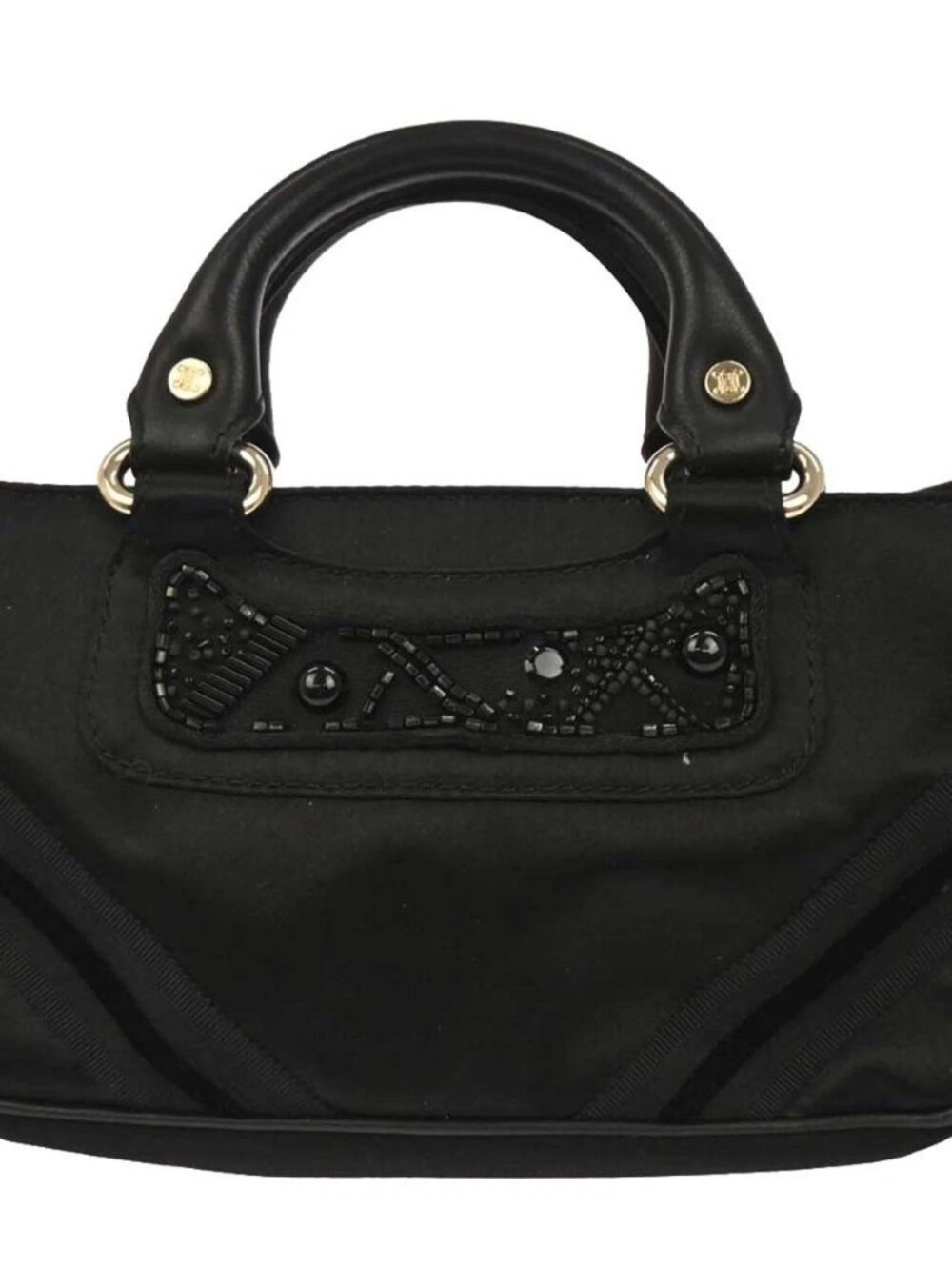 Celine Black Satin Boogie Bag Handbag GBS0/46 117187